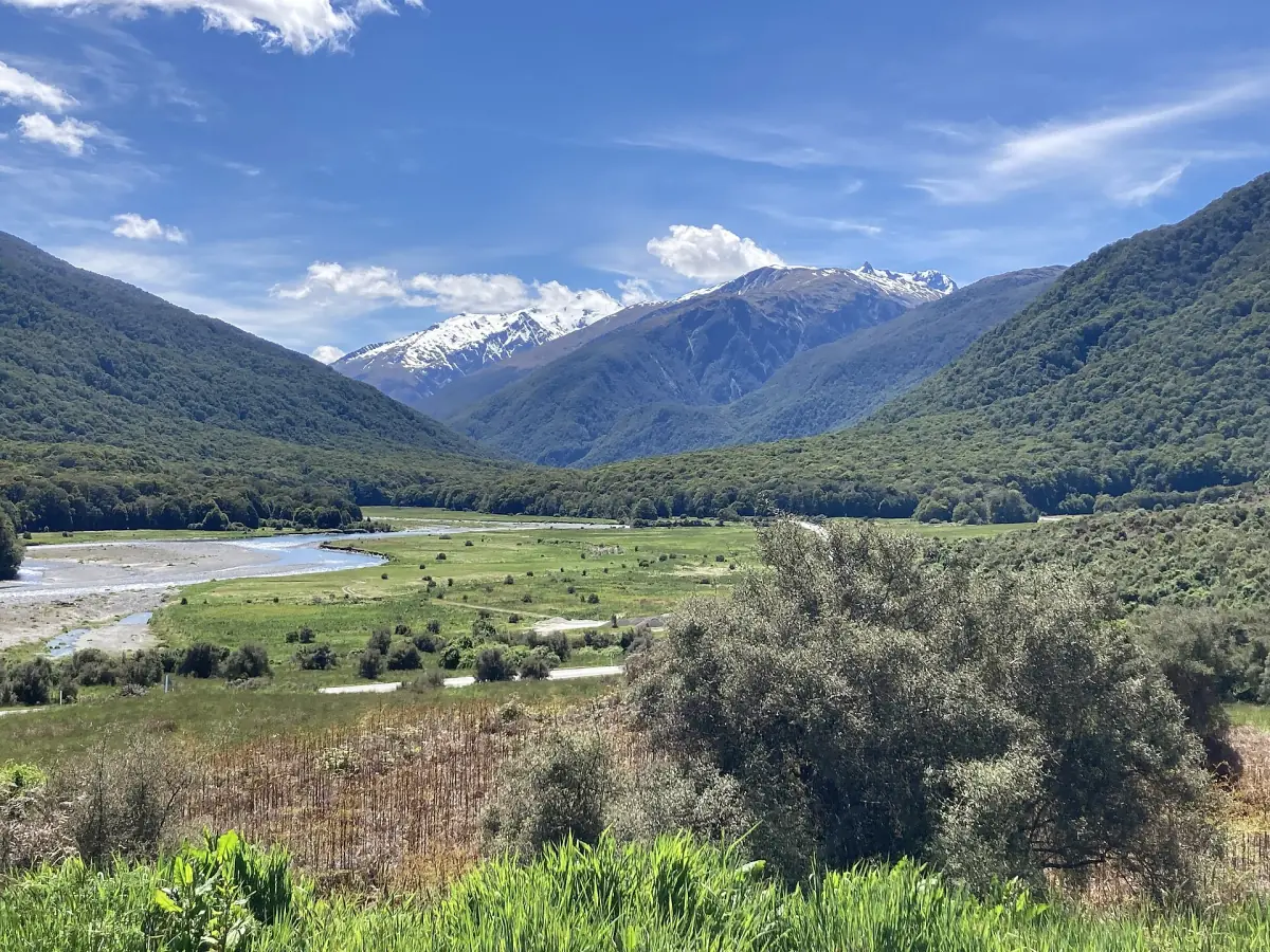 The valley at Cameron Flat
